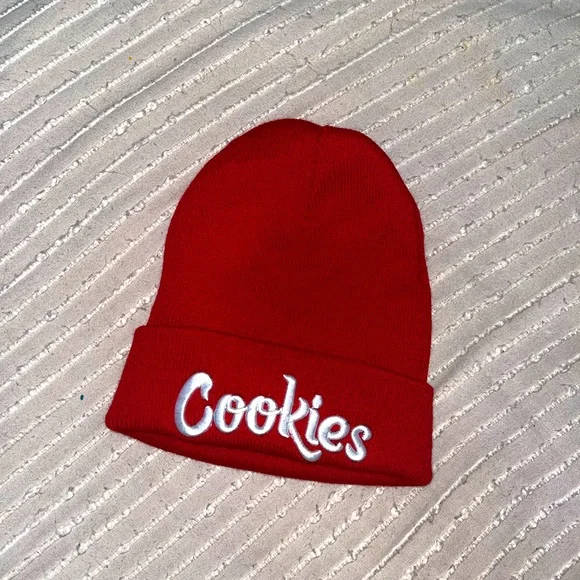 Cookies Accessories Red Cookies Beanie Poshmark